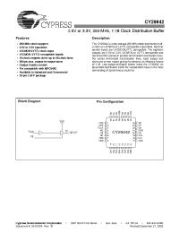 Datasheet CY29942 manufacturer Cypress