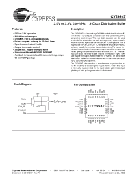 Datasheet CY29947AI manufacturer Cypress