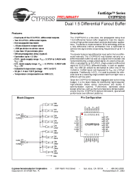 Datasheet CY2PP3210 manufacturer Cypress