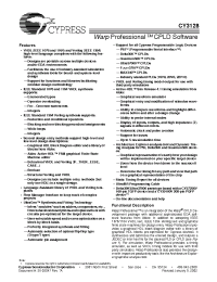 Datasheet CY3128 manufacturer Cypress