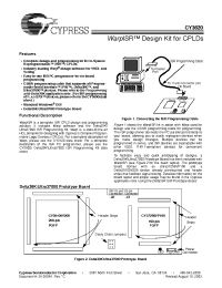 Datasheet CY3620R62 manufacturer Cypress