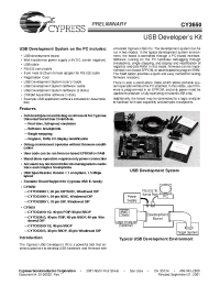 Datasheet CY3650 manufacturer Cypress