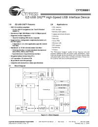 Datasheet CY3682 manufacturer Cypress