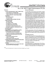 Datasheet CY37000 manufacturer Cypress