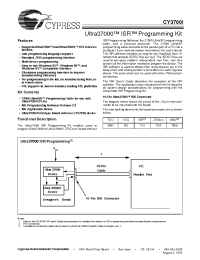 Datasheet CY3700I manufacturer Cypress