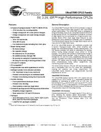 Datasheet CY37032P manufacturer Cypress