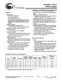 Datasheet CY39050Z256-233NC производства Cypress