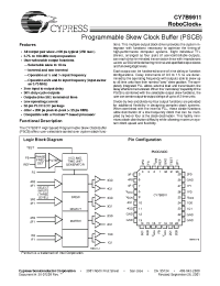 Datasheet CY7B9911-7JCT manufacturer Cypress