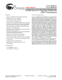 Datasheet CY7C1307BV25 manufacturer Cypress