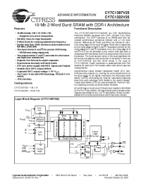 Datasheet CY7C1322V25-250BZC manufacturer Cypress