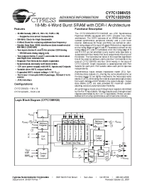 Datasheet CY7C1323V25-250BZC manufacturer Cypress