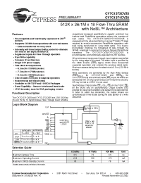 Datasheet CY7C1373CV25-100AC manufacturer Cypress