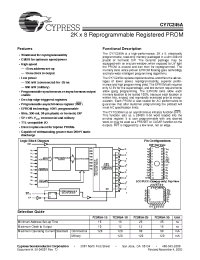 Datasheet CY7C245A-15JC производства Cypress