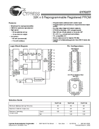 Datasheet CY7C277 manufacturer Cypress