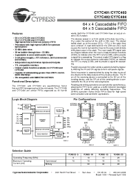 Datasheet CY7C401-15DC производства Cypress