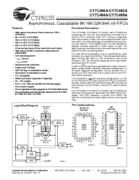 Datasheet CY7C460A-10JC manufacturer Cypress