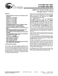 Datasheet CY7C4801 manufacturer Cypress