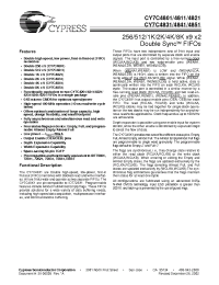 Datasheet CY7C4821-10AC manufacturer Cypress