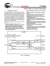 Datasheet CY7C68000 manufacturer Cypress