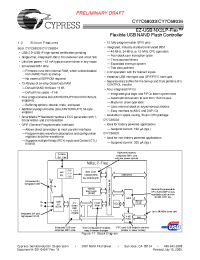 Datasheet CY7C68033 manufacturer Cypress