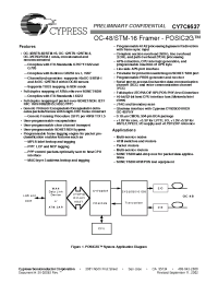 Datasheet CY7C9537-BLC manufacturer Cypress