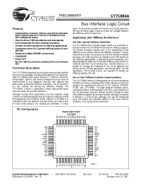 Datasheet CY7C964A-NC manufacturer Cypress