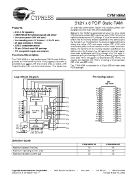 Datasheet CYM1465ALPD-70C manufacturer Cypress