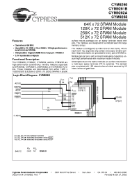 Datasheet CYM9260-66C manufacturer Cypress