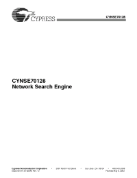 Datasheet CYNSE70128-100BGC manufacturer Cypress