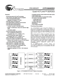 Datasheet CYP15G0402DX manufacturer Cypress