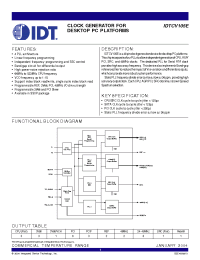 Datasheet IDTCV105E manufacturer Cypress