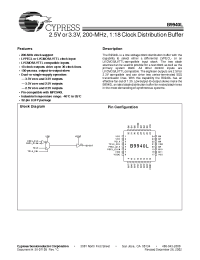 Datasheet IMIB9940LBL manufacturer Cypress