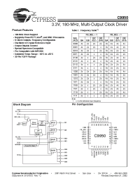 Datasheet IMIC9950AA manufacturer Cypress