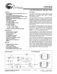 Datasheet IMIFS782BT manufacturer Cypress