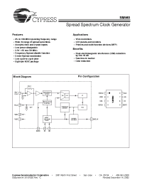 Datasheet IMISM560BZ manufacturer Cypress