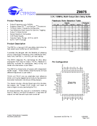 Datasheet IMIZ9975CA manufacturer Cypress