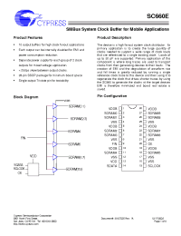 Datasheet SC660E manufacturer Cypress