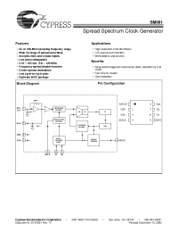 Datasheet SM561 manufacturer Cypress