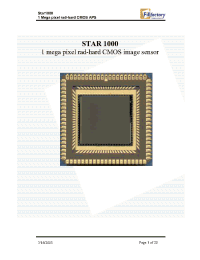 Datasheet STAR1000 manufacturer Cypress