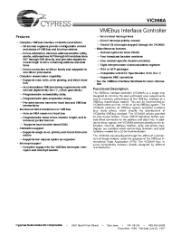 Datasheet VIC068A-NC manufacturer Cypress
