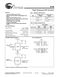 Datasheet W180-03 manufacturer Cypress