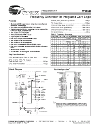 Datasheet W195BH manufacturer Cypress