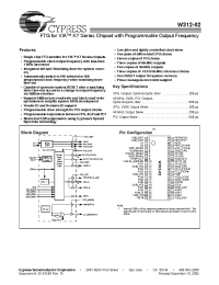 Datasheet W312-02H manufacturer Cypress