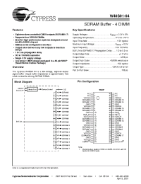 Datasheet W40S01-04H manufacturer Cypress