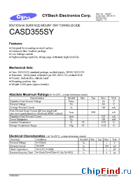 Datasheet CASD355SY manufacturer Cystech