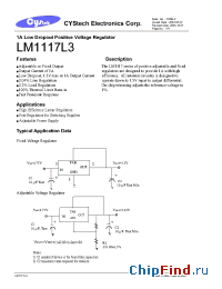 Datasheet LM1117L3 manufacturer Cystech