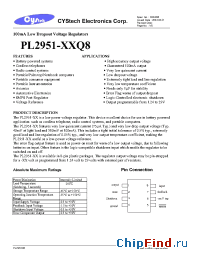 Datasheet PL2951-2.85 manufacturer Cystech