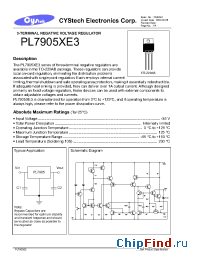 Datasheet PL7912XE3 manufacturer Cystech