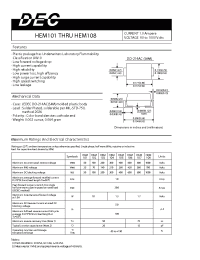 Datasheet HEM104 производства Daesan