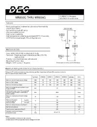 Datasheet MR850G manufacturer Daesan